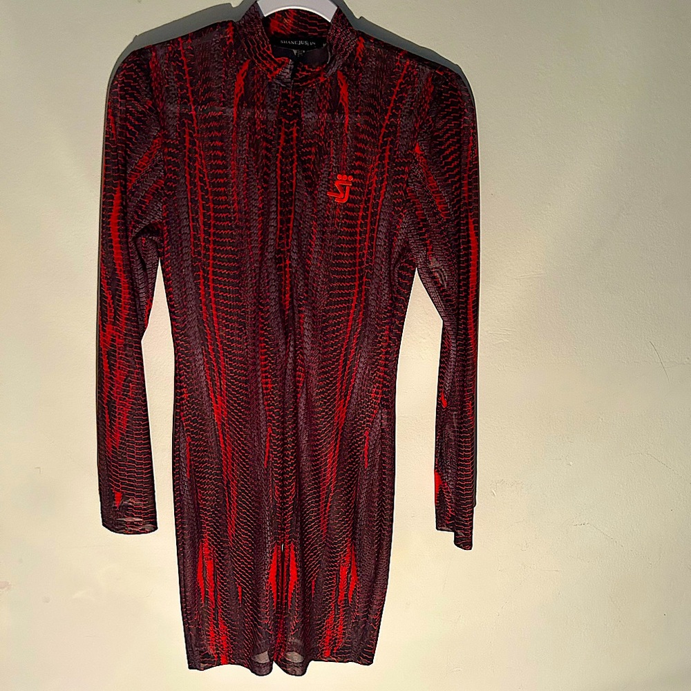 Shane Justin snake skin Romper